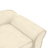 Dog Sofa Cream 28.3"x17.7"x11.8" Plush - Cream