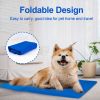 Dog Cooling Mat, Pet Cooling Mat for Dogs and Cats, Pressure Activated Dog Cooling Pad, No Water or Refrigeration Needed, Non-Toxic Gel - 50x90cm