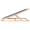 Foldable Wooden Dog Ramp for High Beds Non Slip Heights Adjustable Pet Cat Ramp for Couch Car SUV - L