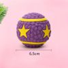 Squeaky Football Branch, Fetch and Play - Latex Rubber Dog Toy Balls, Play Chew Fetch Interactive Ball Puppies - purple