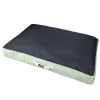 Dog Helios 'Immortal-Trek' Waterproof Rectangular Travel Dog Bed - Green - Small