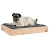 Dog Bed 24.2"x19.3"x3.5" Solid Wood Pine - Brown