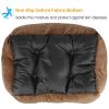 Pet Dog Bed Soft Warm Fleece Puppy Cat Bed Dog Cozy Nest Sofa Bed Cushion Mat S Size - S - Brown