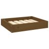 Dog Bed Honey Brown 20.3"x17.3"x3.5" Solid Wood Pine - Brown