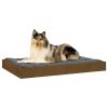 Dog Bed Honey Brown 36"x25.2"x3.5" Solid Wood Pine - Brown