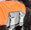 Dog Helios 'Tidal Guard' Multi-Point Strategically-Stitched Reflective Pet Dog Life Jacket Vest - Orange - Large