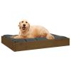 Dog Bed Honey Brown 28.1"x21.3"x3.5" Solid Wood Pine - Brown