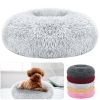 Pet Dog Bed Soft Warm Fleece Puppy Cat Bed Dog Cozy Nest Sofa Bed Cushion L Size - Gray - L